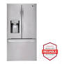 Photo 1 of LG 22 cu. ft. Smart wi-fi Enabled French Door Counter-Depth Refrigerator