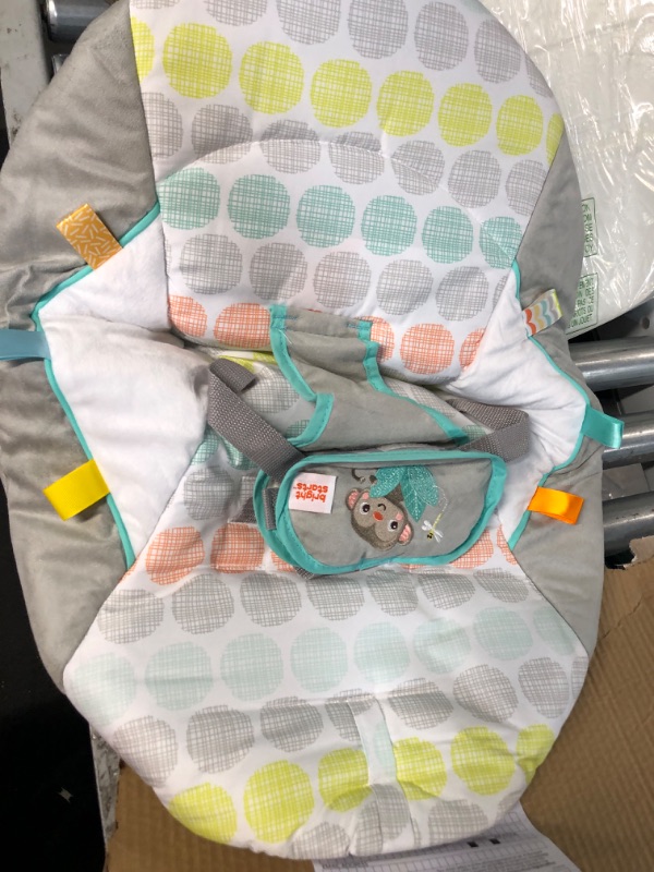 Photo 1 of Bright Starts Whimsical Wild Portable Compact Automatic Deluxe Baby Swing with Music and Taggies, Newborn and up