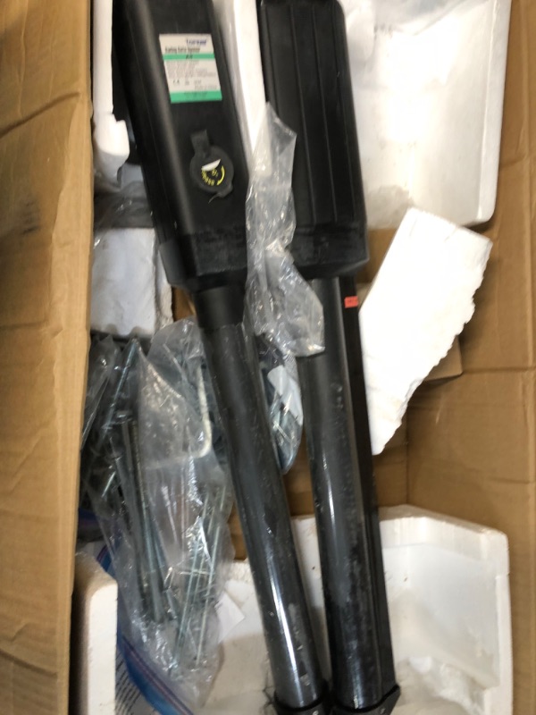 Photo 1 of TOPENS AD5S Automatic Gate Opener Kit Medium Duty Solar Dual Gate Operator for Dual Swing Gates Up to 16 Feet or Max 550 Pounds Gate Motor Solar Panel