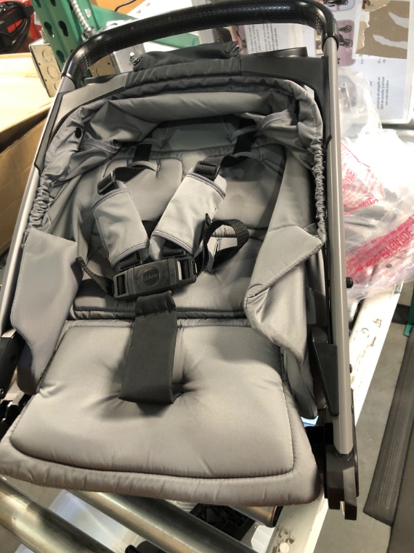 Photo 3 of Chicco Mini Bravo Plus Travel System - Slate | Grey Mini Bravo Plus Slate