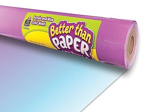 Photo 1 of Purple and Blue Color Wash Better Than Paper Bulletin Board Roll
