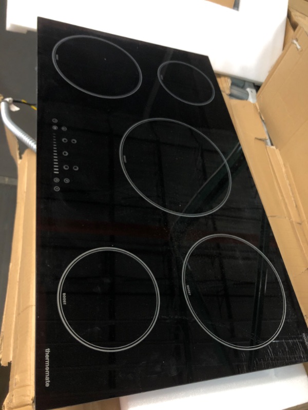 Photo 2 of **UNABLE TO TEST** 36 Inch Induction Cooktop, thermomate Built-in Electric Stove