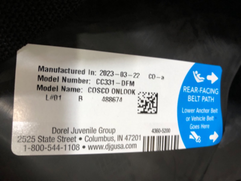 Photo 1 of Cosco Onlook Car Seat