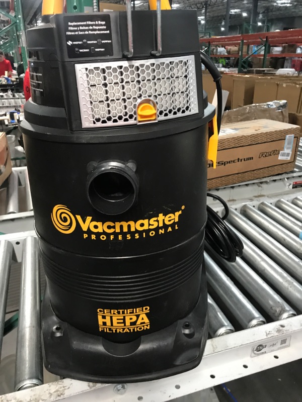 Photo 2 of Vacmaster VK811PH 8 Gallon Industrial HEPA Wet/Dry Vacuum 