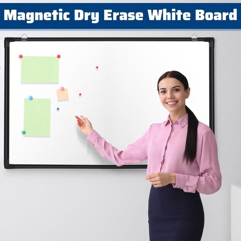 Photo 1 of Magnetic Dry Erase White Board 35"x23"