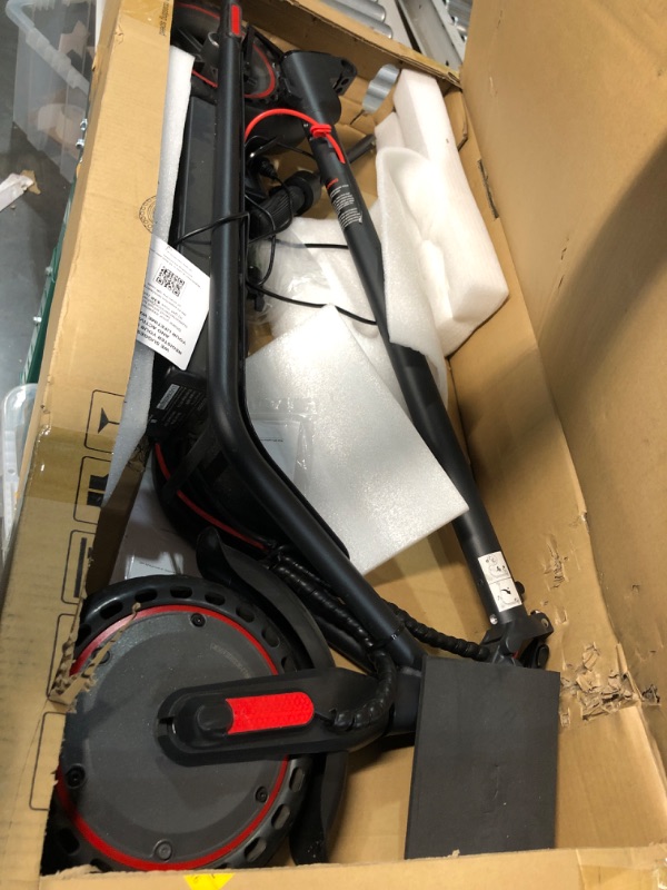 Photo 2 of (PARTS ONLY)Electric Scooter 450W Powerful Motor,19mph Speed and 8.5” Honeycomb Solid Tires,Anti-Theft Lock,Wide Deck Portable & Folding e Scooter for Adults Black