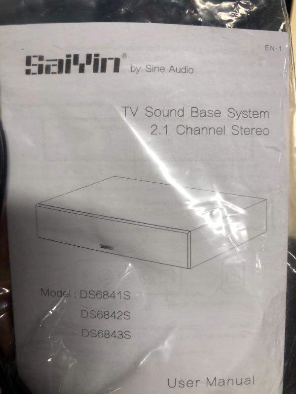 Photo 1 of tv sound base system