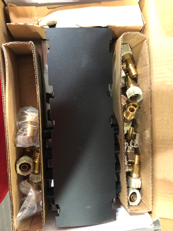 Photo 1 of **PARTS ONLY** Apollo 12-Port PEX-A Manifold with 1/2 in. Brass Ball Valves