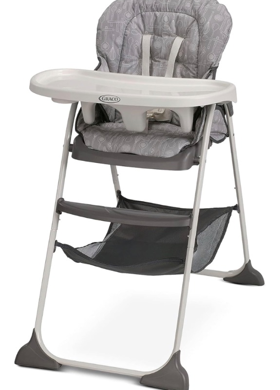 Photo 1 of Graco Slim Snacker High Chair, Ultra Compact High Chair, Whisk