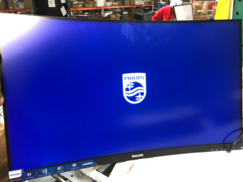 Photo 5 of PHILIPS 322E1C 32" Super-Curved Frameless Monitor, 