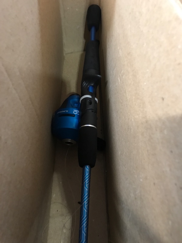 Photo 1 of * USED * 
Zebco Roam Spincast Reel and Fishing Rod Combo, 6-Foot 2-Piece Fiberglass Fishing Pole with ComfortGrip Handle