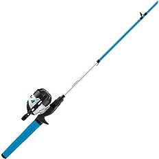 Photo 1 of * USED * 
Zebco Roam Spincast Reel and Fishing Rod Combo, 6-Foot 2-Piece Fiberglass Fishing Pole with ComfortGrip Handle