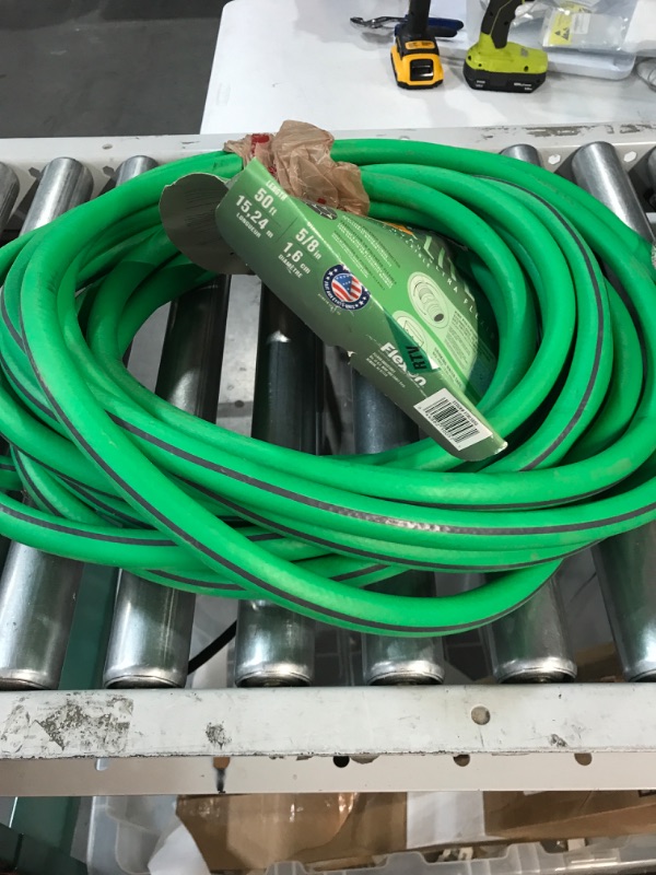 Photo 2 of * USED * 
Flexon Featherlite 5/8 x 50 Flexible Garden Hose, 50 ft, Green