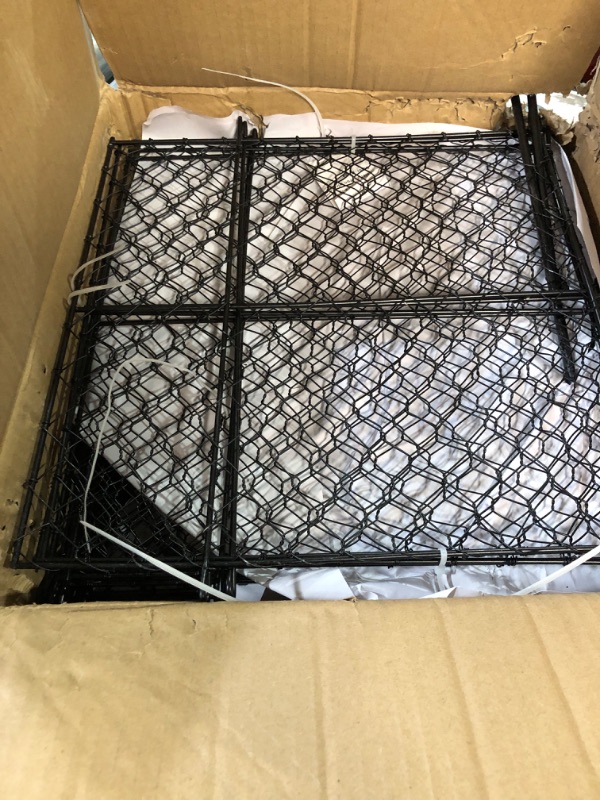 Photo 1 of (3 Packs) 13.8" L x 13.8" W x 12" H Chicken Wire Cloche Plant Protector, Protect Vegetables, New Plants/Shrubs, Includes 13 Stakes, Easy to Assemble