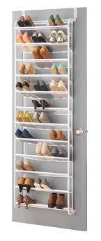Photo 1 of Whitmor 36 Pair Over The Door Shoe Rack, White