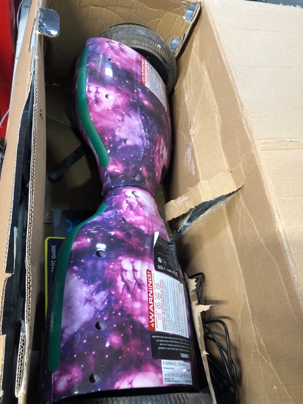 Photo 2 of * USED * 
Hover-1 H1-100 Electric Hoverboard Scooter with Infinity LED Wheel Lights Galaxy