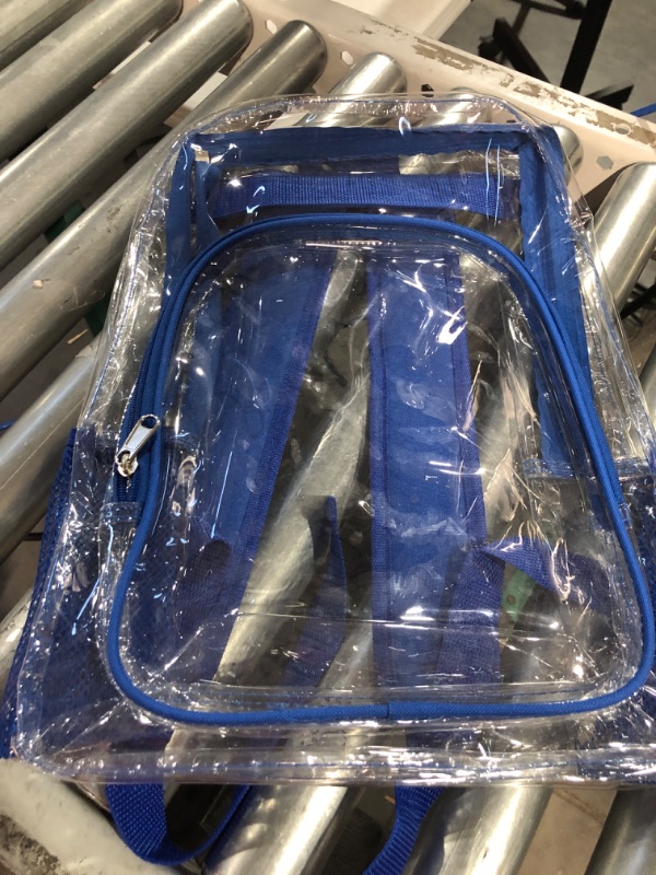 Photo 1 of CLEAR BLUE BACK PACK