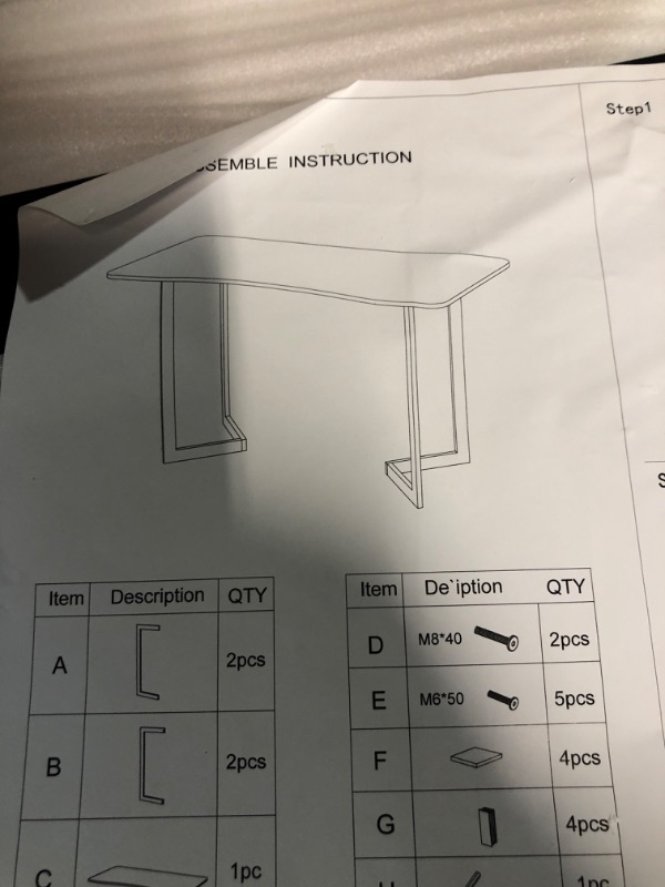 Photo 2 of COMPUTER DESK 