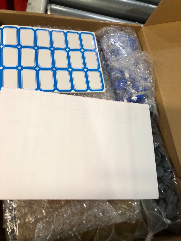 Photo 1 of 3ml Clear Glass Vials-1 Dram Clear Glass Headspace Vials with Plastic-Aluminum Flip Caps and Rubber Stoppers, 100 Pack, 20mm Flat Bottom Lab Vial 3ml(1 Dram) Clear