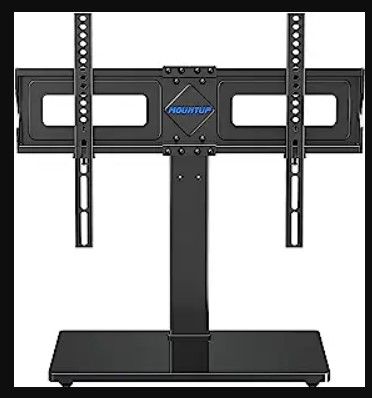 Photo 1 of MOUNTUP Universal TV Stand, Table Top TV Stands for 37 to 70 Inch Flat Screen TVs 