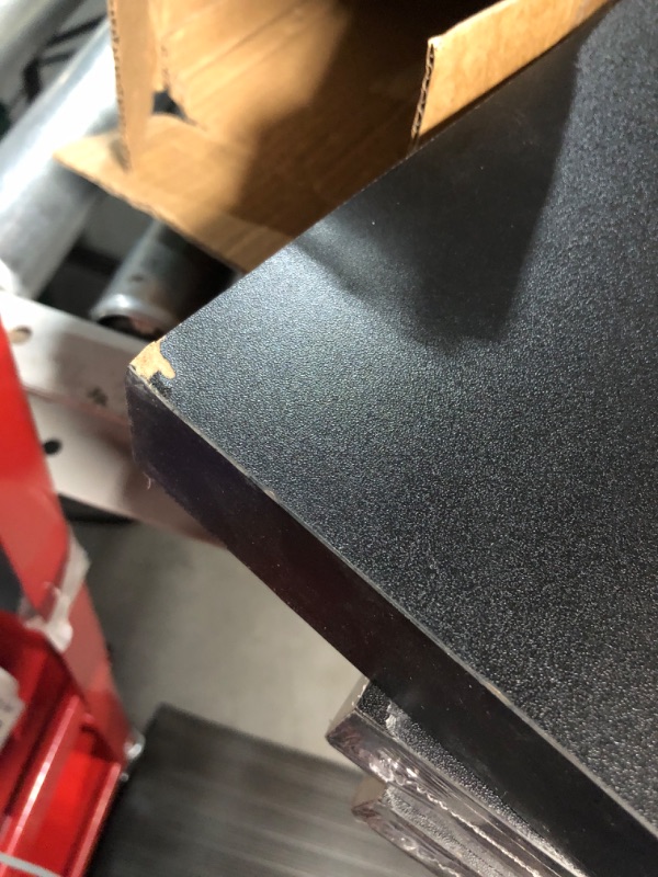 Photo 1 of * DAMAGED * 
Floating Shelves Black, Wall Shelves with Invisible Brackets for Bedroom, Bathroom, Living Room, Kitchen, Set of 3