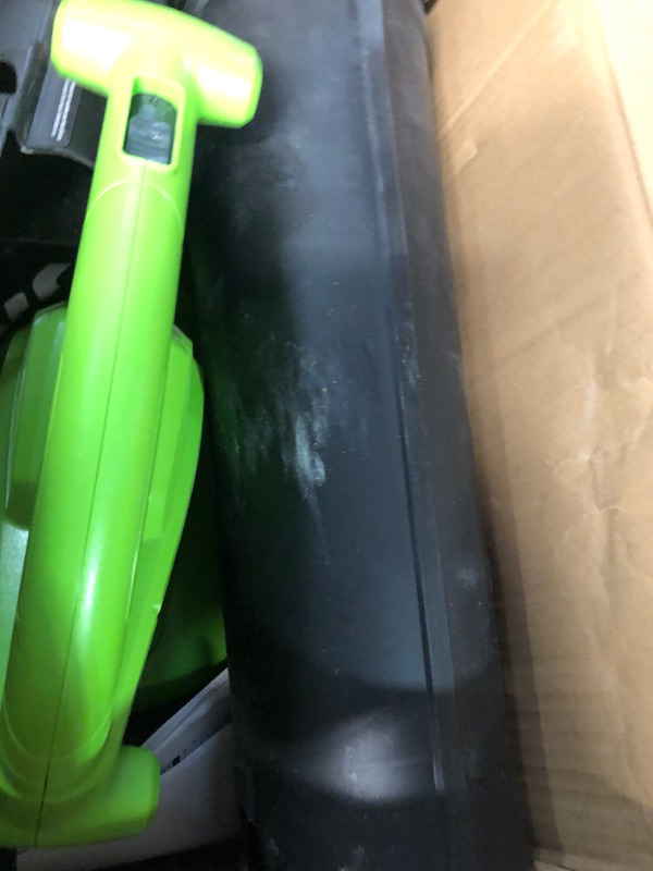 Photo 3 of * USED * 
Greenworks 12 Amp 2-Speed (230 MPH / 375 CFM) Blower / Vacuum