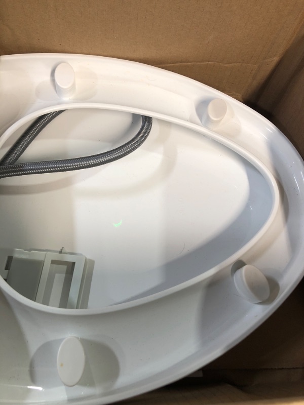 Photo 3 of * USED * 
Delta Faucet Refresh Elongated Bidet Toilet Seat, Bidet Attachment for Toilet, Elongated Toilet Bidet, Elongated Toilet Seat, Bidet Sprayer, Toilet Water Spray, White 833004-WH Bidet Toilet Seat Slow Close