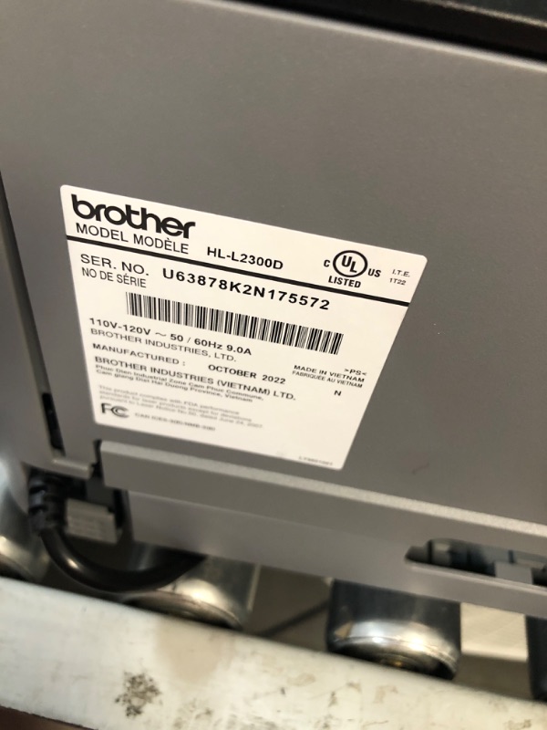 Photo 5 of Brother HL-L2300D Monochrome Laser Printer with Duplex Printing