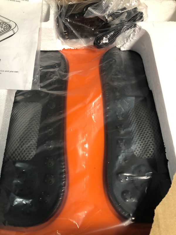 Photo 3 of **PARTS ONLY**
ROTAI Vibration Foot Massager Multi Relaxations and Pain Relief Orange Black-orange