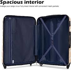 Photo 1 of * USED *
 COOLIFE Luggage Suitcase Spinner Hardshell Lightweight TSA Lock 28" NAVY