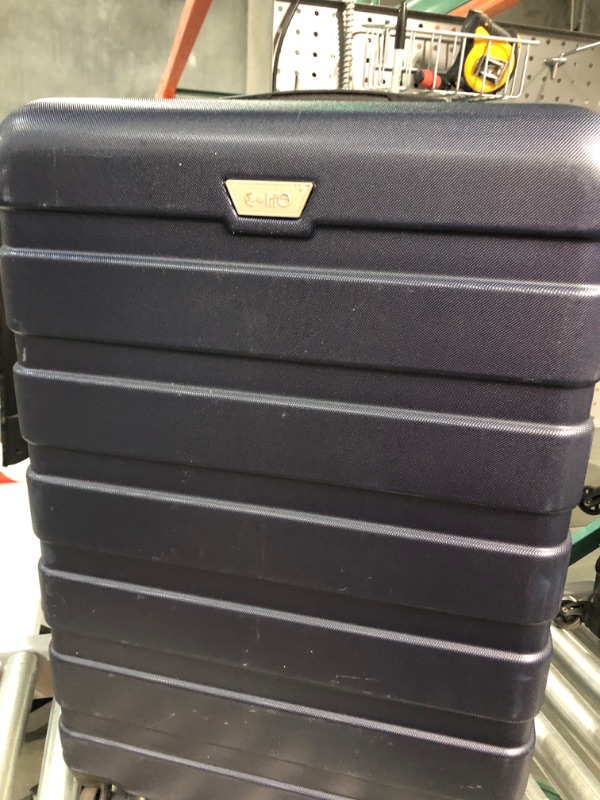 Photo 2 of * USED *
 COOLIFE Luggage Suitcase Spinner Hardshell Lightweight TSA Lock 28" NAVY