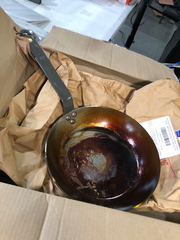 Photo 1 of * USED * 
DEBUYER MINERAL CARBON STEEL FRY PAN 10.25