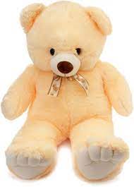 Photo 1 of Bear Large Teddy Bear Soft Toy, Cream