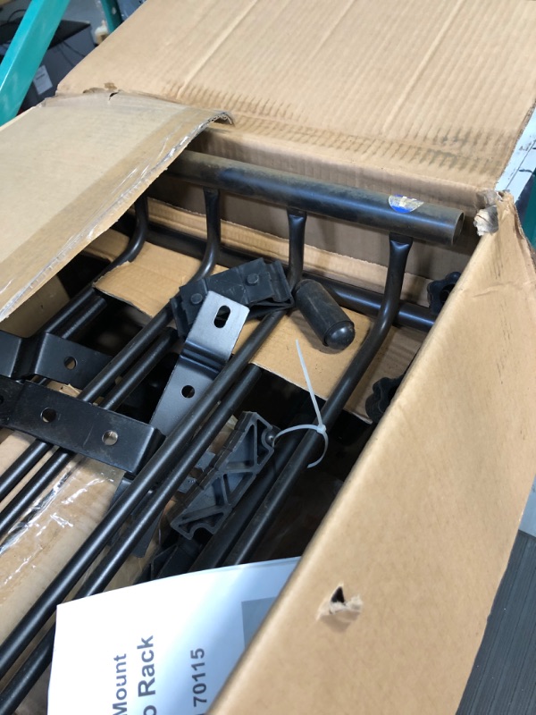 Photo 2 of * USED * 
MaxxHaul 70115 46" x 36" x 4-1/2" Roof Rack Rooftop Cargo Carrier Steel Basket, Car Top Luggage Holder for SUV and Pick Up Trucks - 150 lb. Capacity 46" x 35.87" x 4-1/2"