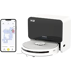 Photo 1 of * USED * 
Neakasa N3 Robot Vacuum and Mop Combo with Self-Empty, 4000Pa Suction, 320mins Run-time, Wi-Fi Connected, Carpet Detection, Laser Navigation, No-go Zones, Compatible with Alexa, Ideal for Pet Hair