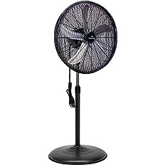 Photo 1 of * USED * 
Tornado 20 Inch High Velocity Metal Oscillating Pedestal Fan Commercial, Industrial Use 3 Speed 5000 CFM 1/6 HP 6.6 FT Cord UL Safety Listed