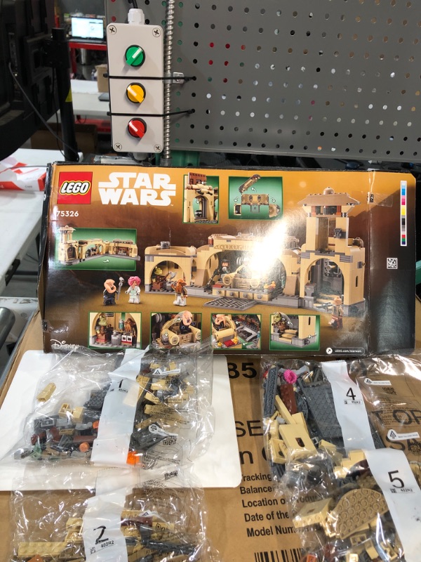 Photo 1 of LEGO Star Wars Boba Fett's Throne Room 75326 Building Toy Set for Kids, Boys, and Girls Ages 9+ (732 Pieces) Frustration-Free Packaging