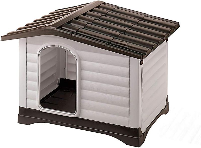 Photo 1 of ***Missing screws, ventilator, roof cap Has a hole in the base*** Ferplast Dog Villa Dog House, Large