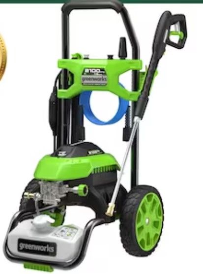 Photo 1 of (BROKEN) Greenworks 1.2-GPM Cold Water Electric Pressure Washer (Battery and Charger Not Included)