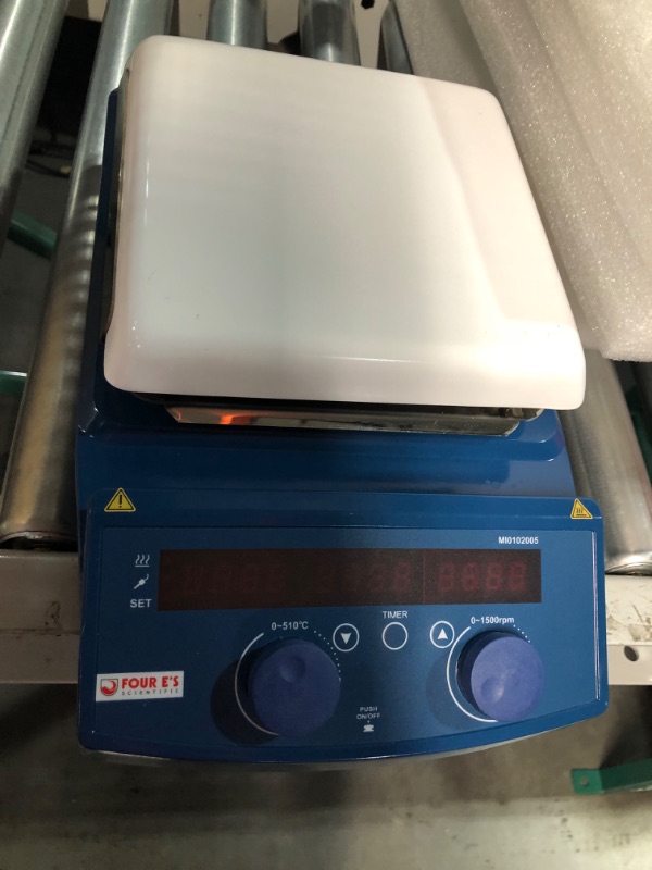 Photo 2 of **PARTS ONLY**DOES NOT TURN ON**
Power HT 7 inch led digital magnetic stirrer