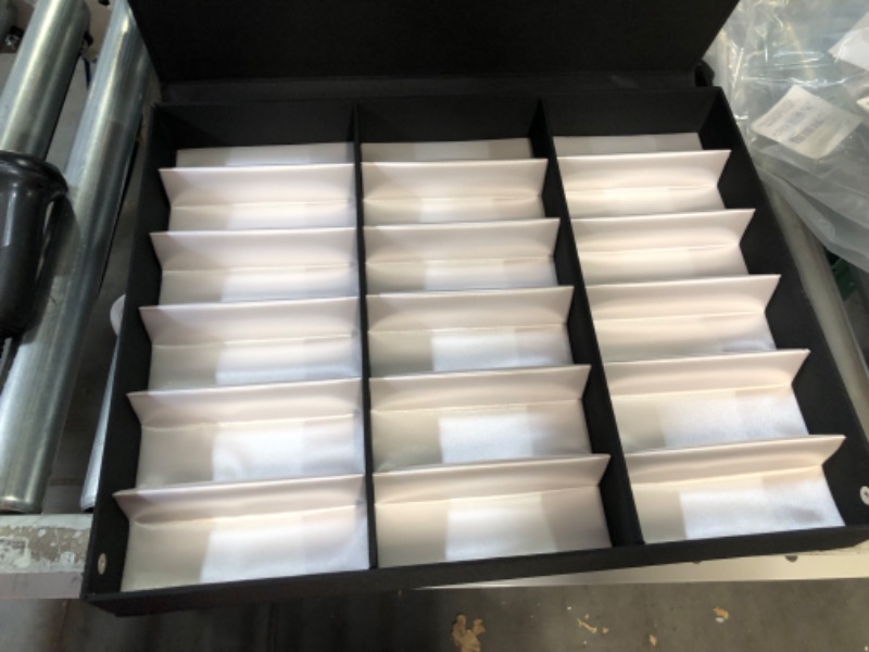 Photo 1 of Juvale Eyewear Storage Tray Display Case - 18 Slots