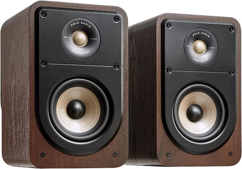 Photo 1 of Polk Signature Elite ES15 Bookshelf Speaker - Hi-Res Audio Certified, Dolby Atmos & DTS:X Compatible, 1" Tweeter & 5.25"