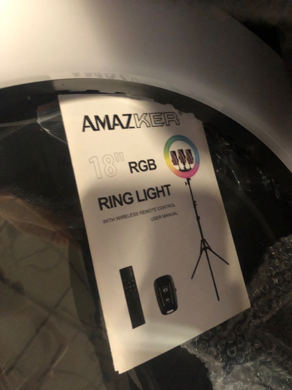 Photo 5 of 18 inch RGB Ring Light Kit AMAZKER LED 