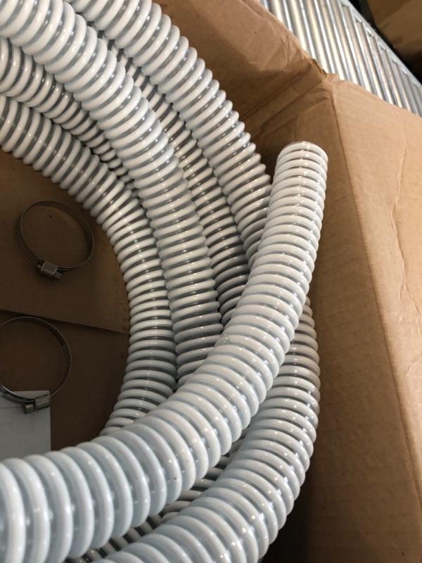 Photo 3 of Sealproof 1.25" (32mm) Pool Filter Pump Connection Hose for 1-1/4 Inch Above Ground Pools and Intex Systems, 20 FT 