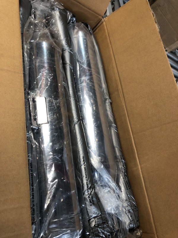 Photo 2 of 3.5” Slip on Mufflers for 2018-2022 Harley Softail Standard, Street Bob, Low Rider, Slim, Breakout, Fat Boy(13CC)