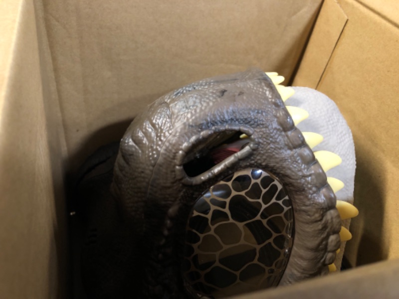 Photo 2 of (USED AND DAMAGED) ?Jurassic World Dominion Dinosaur Mask Tyrannosaurus Rex 