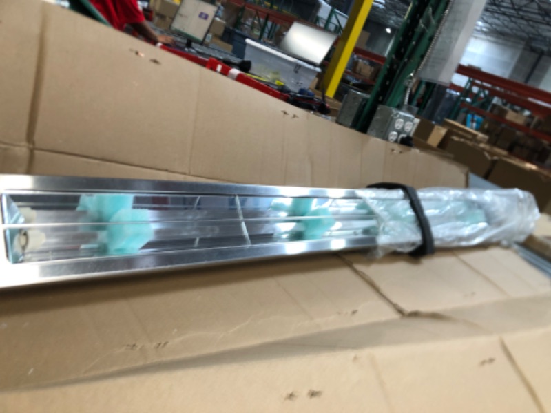 Photo 2 of *USED* DAMAGED BULB* Infratech SL-3024 SS Slimline 63.5" Single Element Fixture 3000 Watt, 240 Volt, Silver Finish 240 Volt Silver