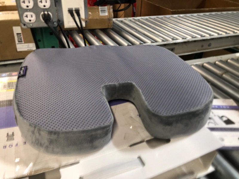 Photo 3 of Comfilux Cooling Gel Seat Cushion - Memory Foam Car Coccyx Cushion, Office Chair 