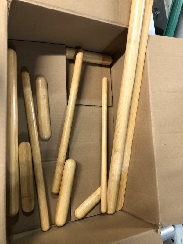 Photo 2 of Green Therapy Kit of 100% Solid Bamboo Sticks to Full Body Massage 