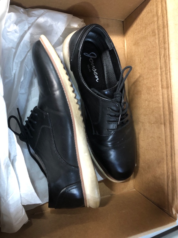 Photo 1 of **SEE NOTES**  Cole Haan Men's Grand Crosscourt II Sneakers 11 Black Lthr/White